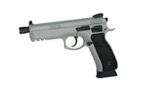 KJ CZ75 SP-01 Shadow Gas Blowback Gel Blaster - Urban Grey