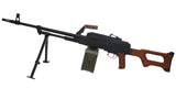 A&K PKM PK Squad Automatic Weapon GEL BLASTER Machine Gun (Furniture: Real Wood)