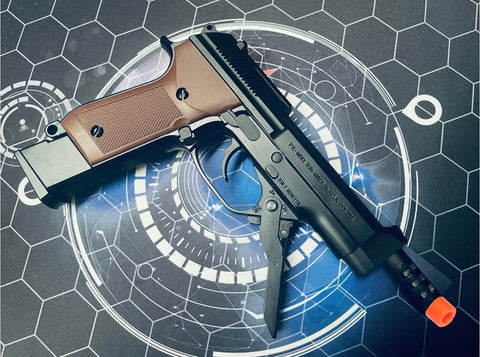 HT93 Beretta M93r Manual – Black