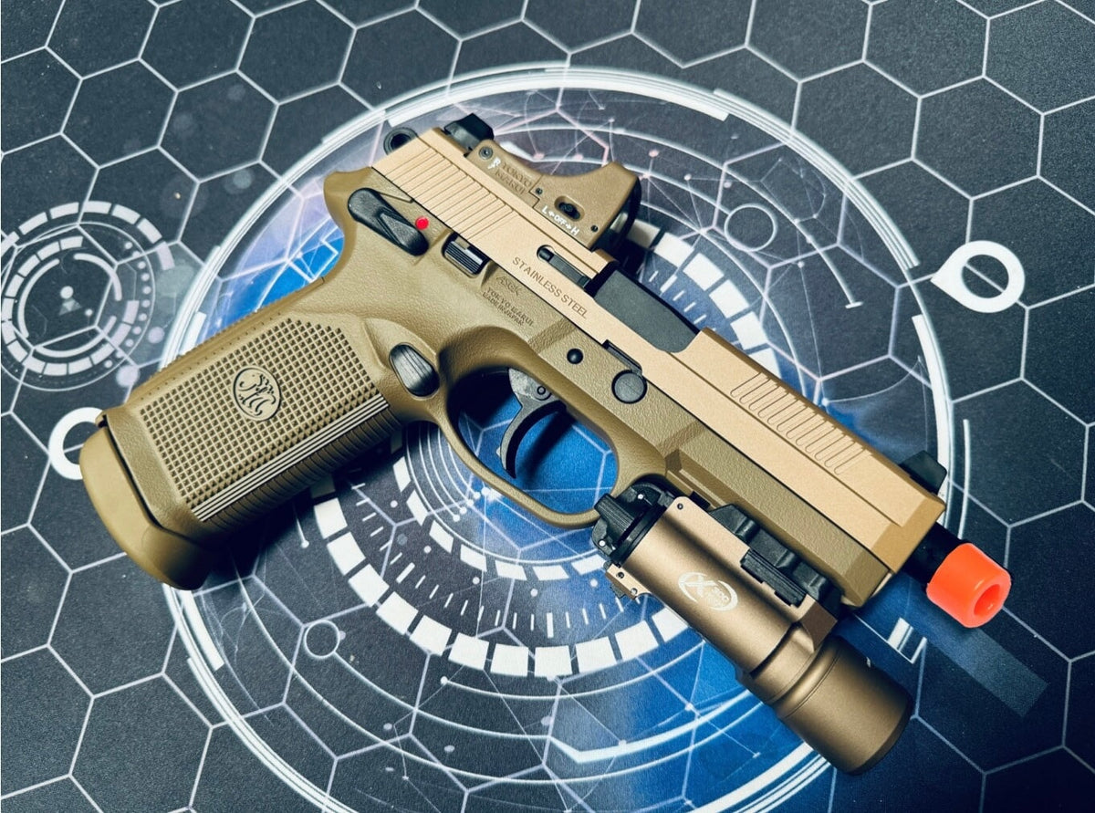 Custom Tokyo Marui FNX-45 Tactical Gel Blaster - FDE – Armoured Heaven