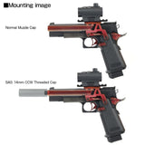 Nine Ball Hi Capa Series - "2 Way Fixed" Non-Recoiling Outer Barrel - ZANSHIN 残心