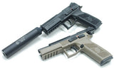 KJ CZ P-09 Gas Blowback Gel Blaster (-14mm Barrel/Black)
