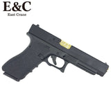 E&C SAI Glock 34 Gas Blowback Gel Blaster Pistol – Black and Gold