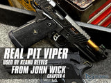 Armourer Works EMG TTI JW4 Pit Viper Gas Pistol - Movie Ver