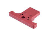 KJ Works Rear Sight Plate Optics Mount for CZ SP-01 (Red)