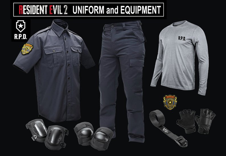 Biohazard Resident Evil 2 RPD Leon Kennedy Uniform Set (Size