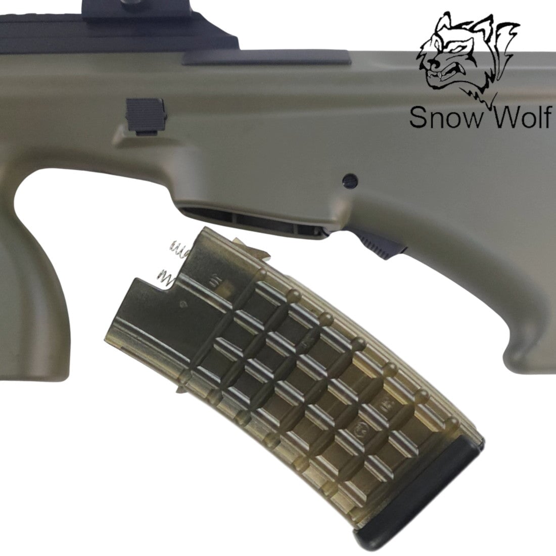 Snow Wolf AUG A3 Military Bullpup Rifle (Colour: OD Green