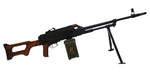 A&K PKM PK Squad Automatic Weapon GEL BLASTER Machine Gun (Furniture: Real Wood)