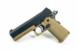 Custom Tokyo Marui / Guarder 4.3 Infinity Gas Pistol Gel Blaster - FDE/Black
