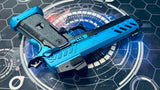 Custom Dr Black Hi Capa 5.1 Gas Pistol - Full Build Type W MOS Aqua/Black
