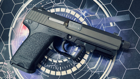 Custom Tokyo Marui / Guarder Aluminium USP Gel Blaster w/Threaded Barrel + Rail Adaptor