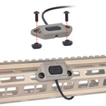 NGAL Tactical Flashlight Set w/20mm Rail/MLOK Remote Switch