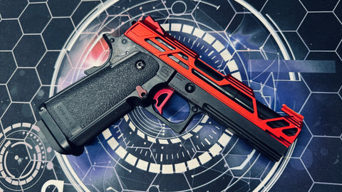 Custom Tokyo Marui Dr Black 901S Hi Capa 4.3 Gas Pistol - Red Orion Pax