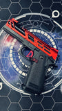 Custom Tokyo Marui Dr Black 901S Hi Capa 4.3 Gas Pistol - Red Orion Pax
