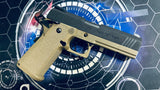Custom Tokyo Marui / Guarder 4.3 Infinity Gas Pistol Gel Blaster - FDE/Black