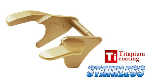 Guarder Stainless Ambi Thumb Safety for MARUI HI-CAPA 5.1/4.3 (Standard/Titanium Gold)