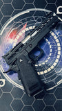 Custom Tokyo Marui / Dr Black Hi Capa 5.1 Gas Pistol - Type Y w/Geom Black + Silver