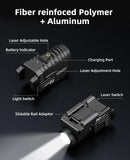 FZ Shoot Weapon Flashlight w/Laser - Black