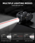 FZ Shoot Weapon Flashlight w/Laser - Black
