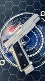 Custom EMG / Salient Arms International™ / Laylax / Guarder 2011 DS Pistol 5.1 Hi Capa Gel Blaster Silver