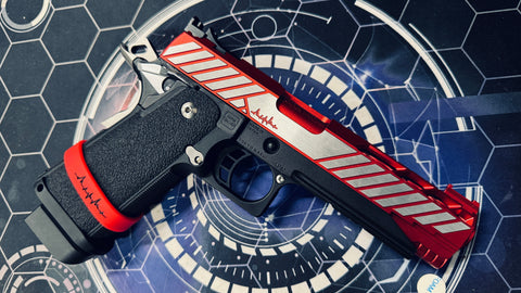 Custom Tokyo Marui Dr Black 850 Red Hi Capa 5.1 Gas Pistol