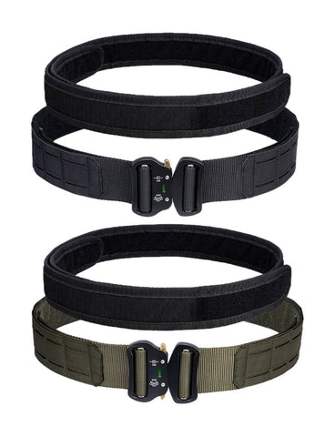 Tactical Gun Belt w/Quick Release Metal Buckle - Medium Size