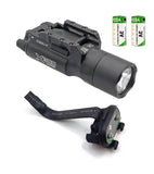 SOTAC X300U High Output Weapon Flashlight w/Switch & Batteries Kit - Black