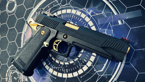 Custom Tokyo Marui / Guarder Gold Match "Infinity" 5.1 Hi-Capa Gel Blaster