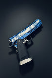 Custom Tokyo Marui / Dr Black "850 Shark" Hi Capa 5.1 Gas Pistol - Blue