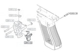 Guarder Rear Chassis Block & Pin for MARUI G17 Gen5 MOS