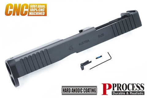 Guarder CNC Aluminium Slide for MARUI G17 Gen5 MOS (G45 Gen5 MOS/Black)