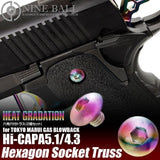 Nine Ball Hi Capa Heat Gradation Grip Screws Rainbow