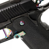 Nine Ball Hi Capa Heat Gradation Grip Screws Rainbow