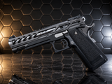 Custom Dr Black Type Y Hi-Capa 5.1 GBB Pistol Gel Blaster - Black