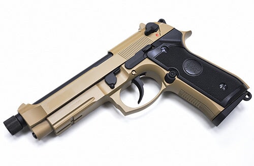 KJ M9A1 TBC Full Metal Gas Blowback Gel Blaster - TAN – Armoured