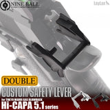 Nine Ball Hi-Capa 5.1/4.3 Custom Safety Lever (Double)