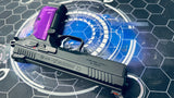 Custom KJ Works CZ Shadow 2 Gel Blaster - Purple Grips