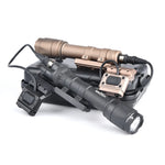 M600 Tactical Flashlight Set w/20mm Rail Remote Switch