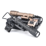M600 Tactical Flashlight Set w/20mm Rail Remote Switch