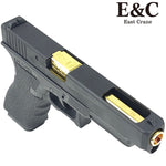 E&C SAI Glock 34 Gas Blowback Gel Blaster Pistol – Black and Gold
