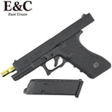 E&C SAI Glock 34 Gas Blowback Gel Blaster Pistol – Black and Gold