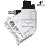 GW Notus Raw Silver HPA Adaptor for GBB Gel Blaster Pistols