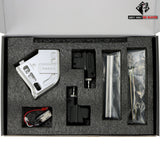 GW Notus Raw Silver HPA Adaptor for GBB Gel Blaster Pistols