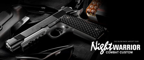 Tokyo Marui 1911 Night Warrior Gel Blaster