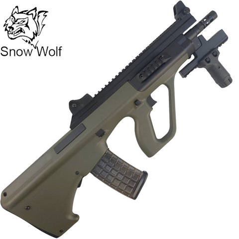 Snow Wolf AUG A1 Military Bullpup Rifle w/ Integrated Scope (Colour: OD Green)