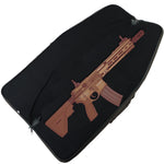 Tactical Padded Gel Blaster Gun Bag – Black