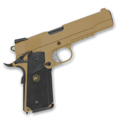 WE Tech 1911 MEU Tan "CQB Master" w/Rail