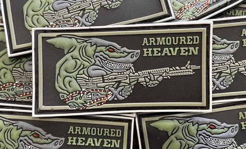 Armoured Heaven Shark Velcro Patch