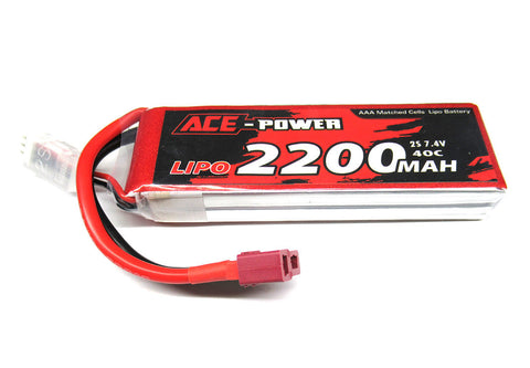 Ace Power 7.4v 2200MAH 40C Battery