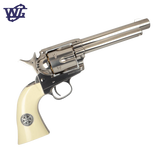Wingun Colt SAA Peacemaker .45 CO2 Gel Blaster - Nickel Pearl